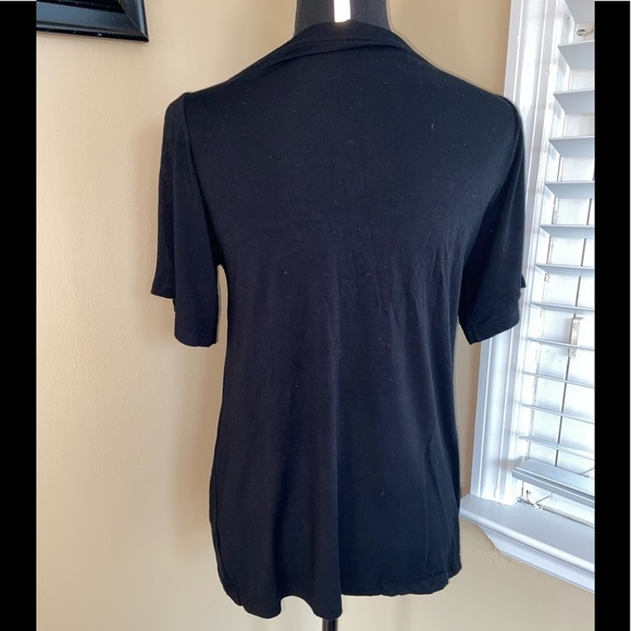 Team 88 Black T-shirt with Sequin Chest - Picture 5 of 13